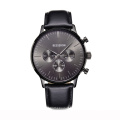 Silver chronograph mesh bracelet straps designer watches famous brands black dial custom watch manufacture customised logo watch